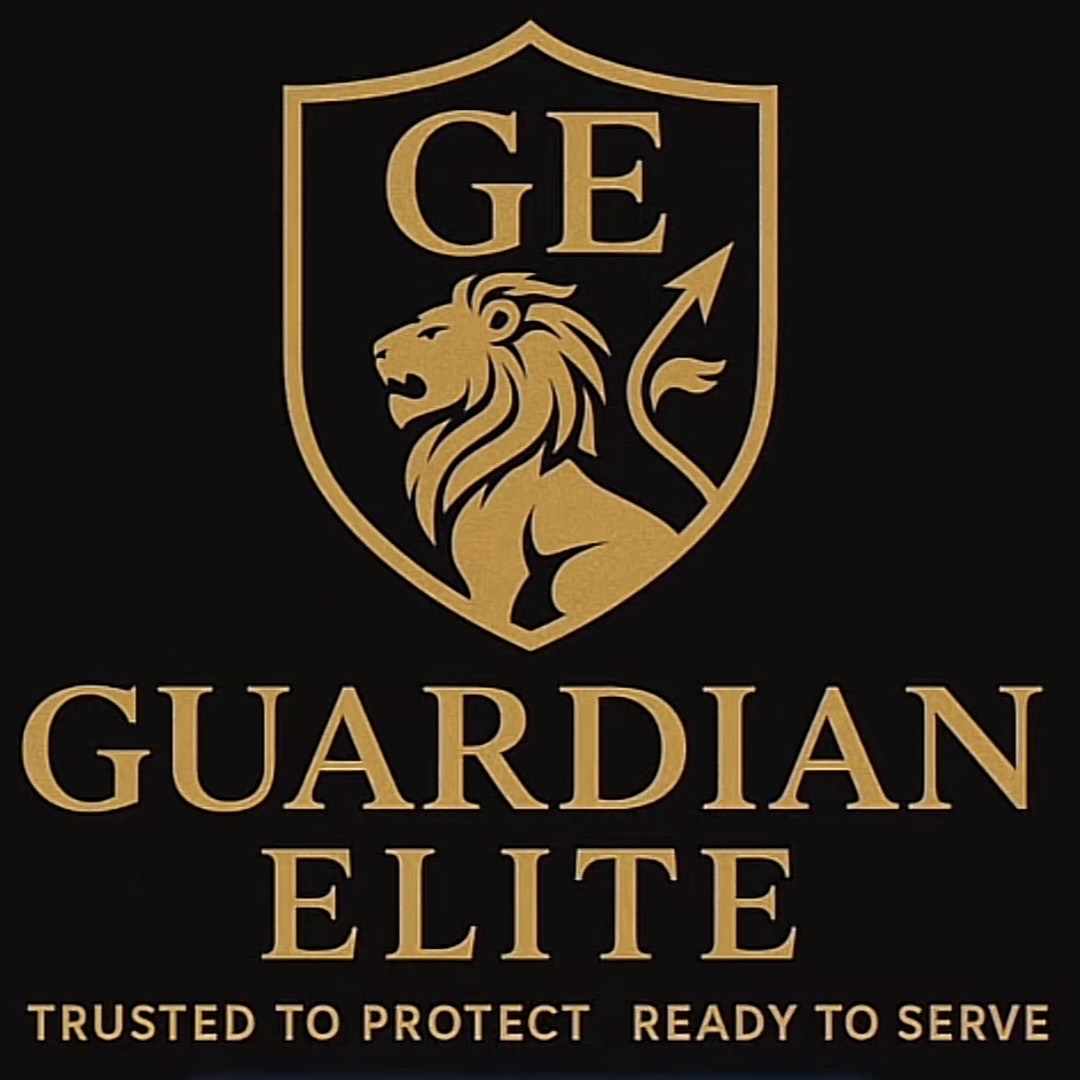 Guardian Elite lion shield logo